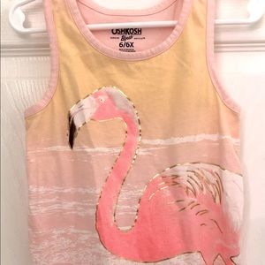 Osh Kosh B’gosh Flamingo Tank Top